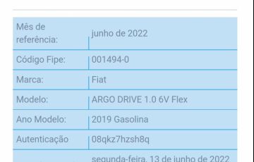 Fiat Argo Drive 1.0 Firefly (Flex)