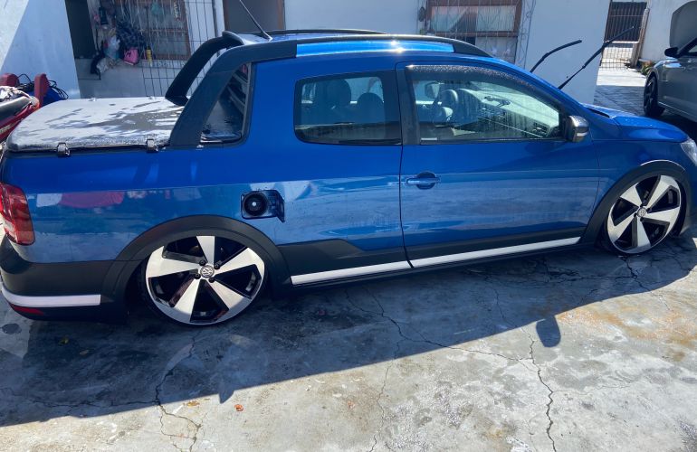 VW - Volkswagen Saveiro Cross 1.6 16v C.D. Prata 2021 - Corumbá