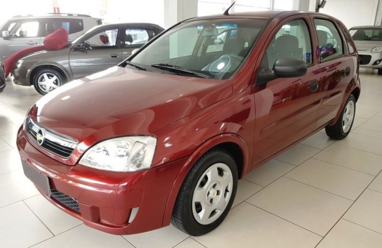 Chevrolet Corsa Hatch Maxx, ano 2011, modelo 2012, bege (17490)