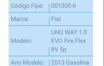 Fiat Uno Way 1.0 8V (Flex) 4p