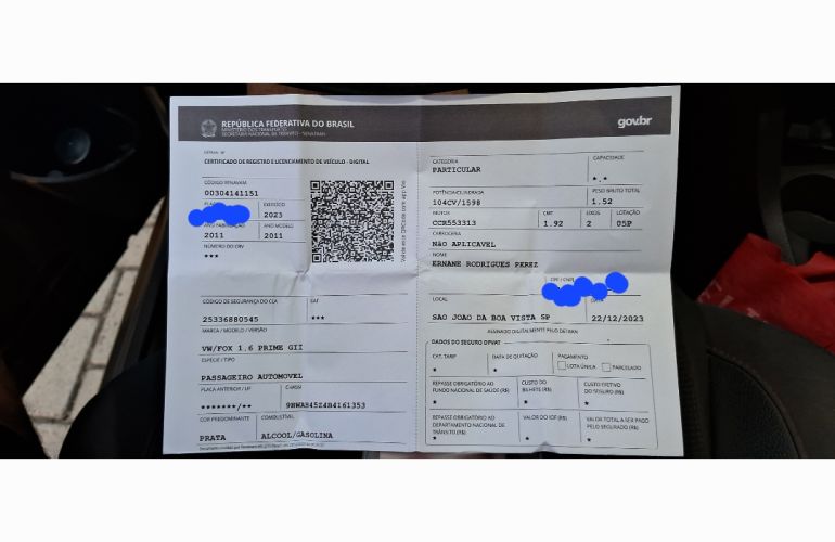 Volkswagen Fox Prime 1.6 8V (Flex) 4p - Foto #4