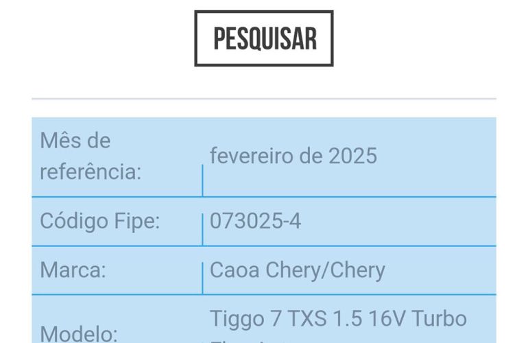 Chery Tiggo 7 1.5T TXS DCT - Foto #8