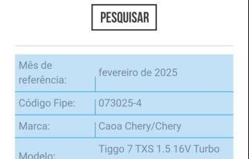 Chery Tiggo 7 1.5T TXS DCT - Foto #8