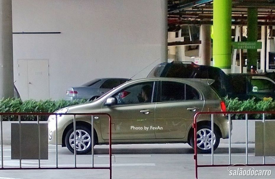 Nissan March reestilizado aparece na Tailândia