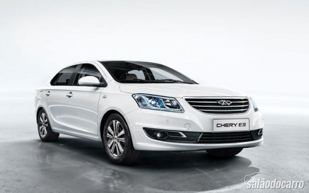 Chery sedã E3 pode ser comercializado no Brasil