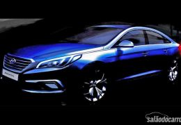 Imagem do novo Hyundai Sonata é revelada ao público