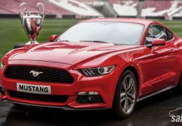 Ford Mustang chega à Europa na final da Champions League