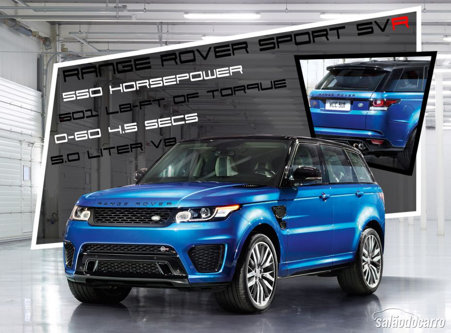 Land Rover divulga vídeo com Range Rover Sport SVR