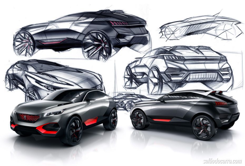 Peugeot Quartz Concept é o SUV do futuro
