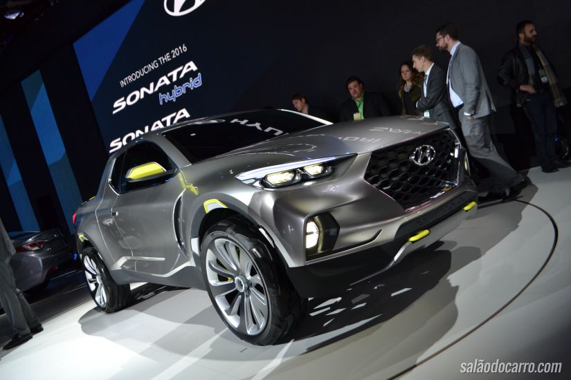 Hyundai Santa Cruz surpreende em Detroit