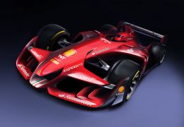 Ferrari anuncia protótipo futurista para F1