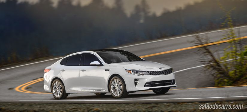 Novo Kia Optima 2016 é revelado no Salão de Nova York