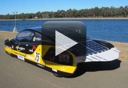 Modelo de carro movido a energia solar deverá ser lançado em julho