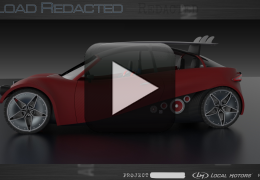 Empresa divulga projeto de carro feito em impressora 3D