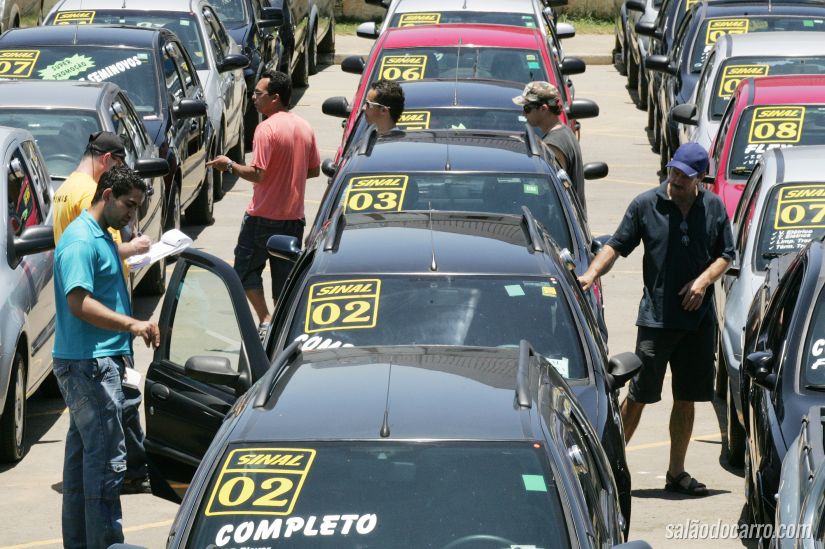 Vendas de carros usados crescem 4,2%