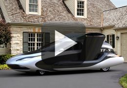 Animação mostra como seria o funcionamento de carro voador