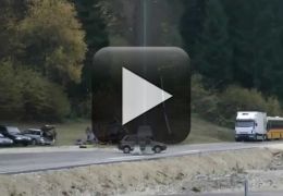 Veja o que acontece quando um carro bate a 200 km/h