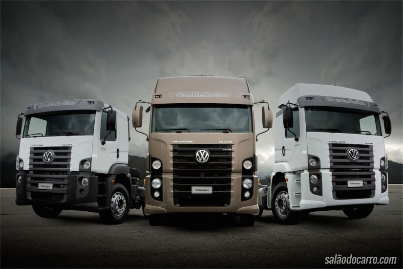 Lançamento da linha 2016 de caminhões Volkswagen e MAN