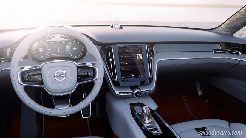 Volvo divulga imagens da cabine do sedã S90