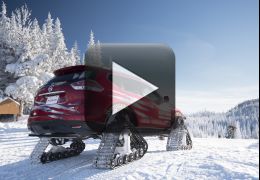 Carro da Nissan ganha configuração especial para andar na neve