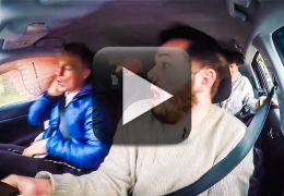 Youtuber grava própria colisão e acionamento do airbag lateral