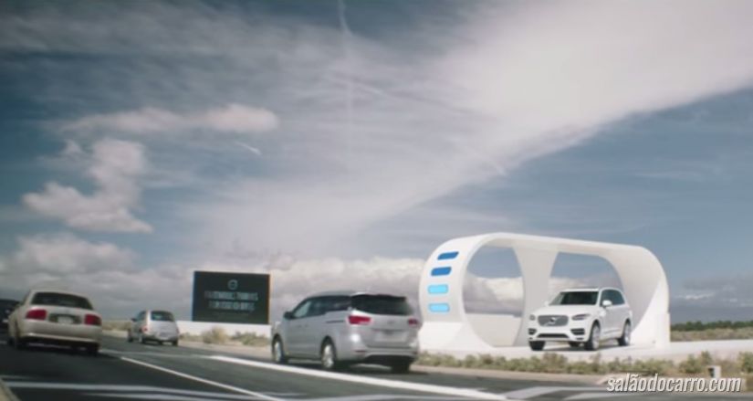 Volvo cria sistema para “roubar” energia de outros veículos