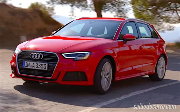 Audi libera vídeo do novo A3 2016