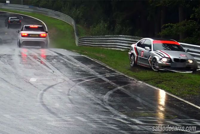 Vídeo compila carros derrapando em Nürburgring