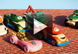Mario e sua turma viram carros da HotWheels