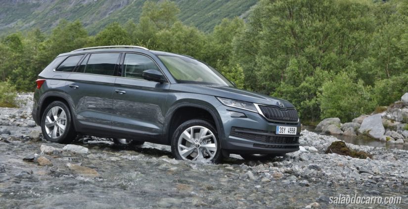 Skoda Kodiaq terá motor 2.0 TDI BiTurbo com 240 cv