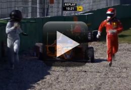 Piloto foge de rival depois de acidente na F4 alemã