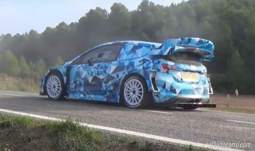 Fiesta WRC 2017 aparece realizando testes