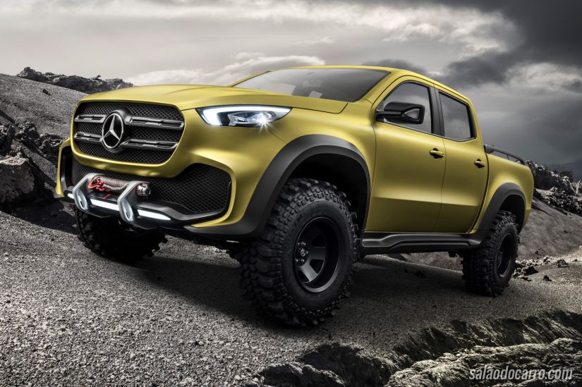 Picape de luxo: Mercedes GLT Concept será apresentada ao público no Salão do Automóvel SP