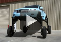 Tecnologia eleva veículos para que ele passe pelos outros carros