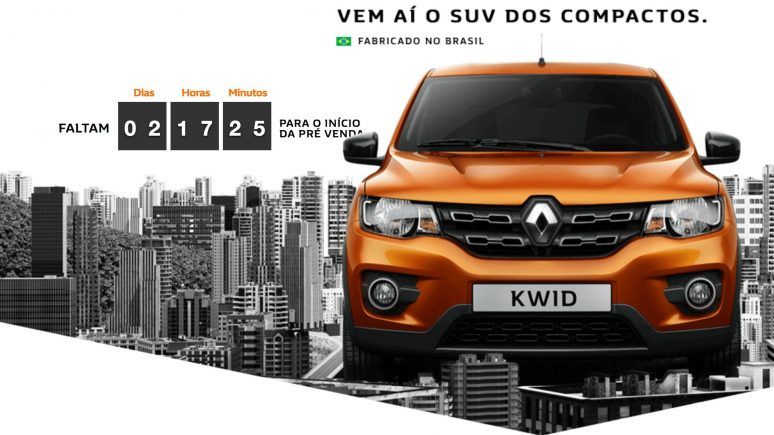 Renault libera data da pré-venda do Kwid