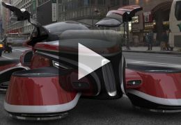 Designer cria carro voador impressionante