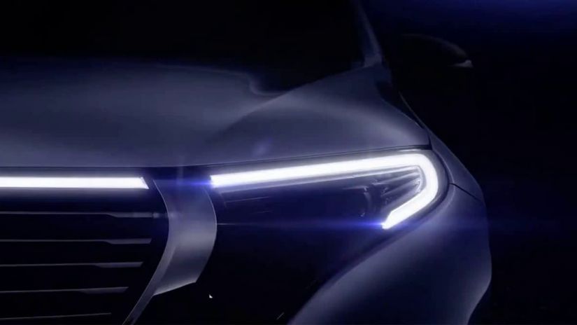 Mercedes divulga teaser do primeiro SUV 100% elétrico da montadora