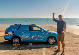 Termina viagem de carro elétrico mais longa do mundo