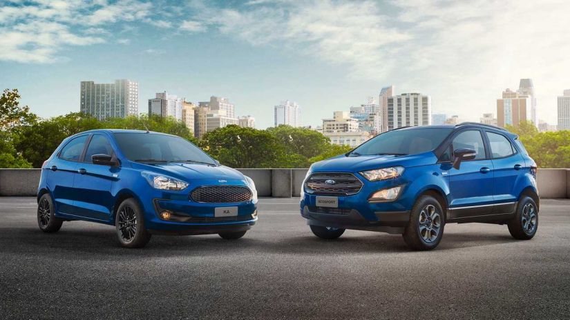 Ford anuncia séries especiais de 100 anos da marca para Ka e EcoSport