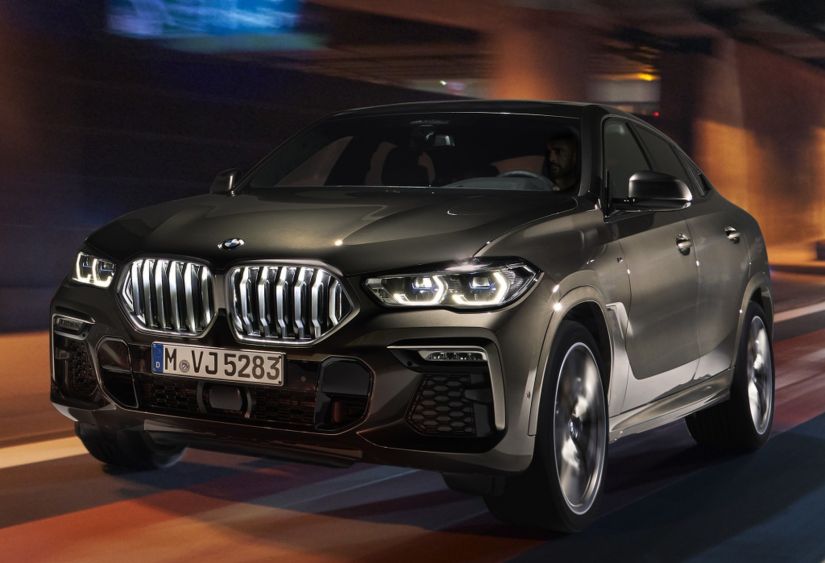 BMW lança nova geração do X6 com grade dianteira iluminada