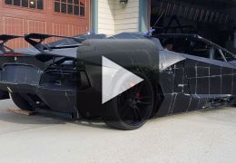 Família faz réplica de Lamborghini em impressora 3D