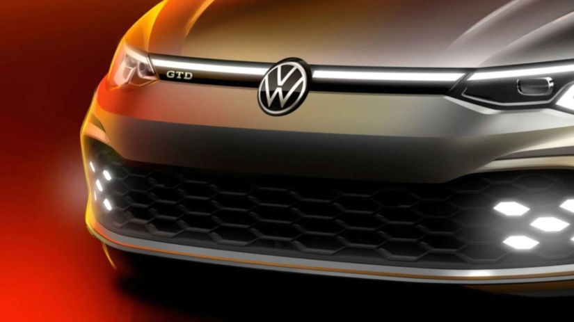 Volkswagen divulga teaser do novo Golf GTD