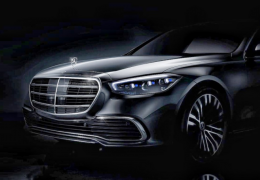 Mercedes mostra dianteira em teaser do novo Classe S 2021