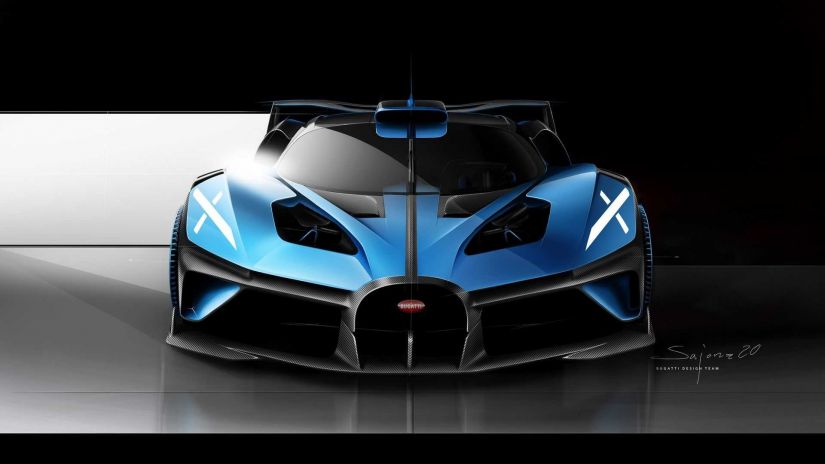 Bugatti apresenta conceito de supercarro de 1.850 cv