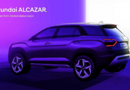 Hyundai mostra Alcazar Creta de 7 lugares em teaser