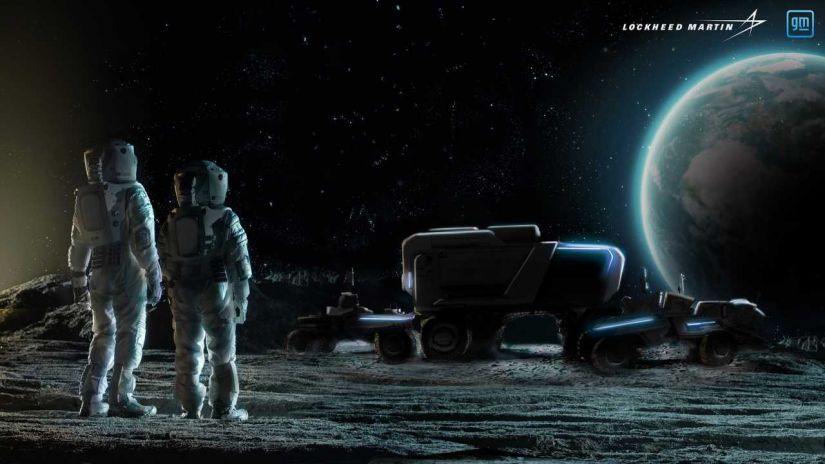 GM terá projeto de veículo elétrico para andar na lua