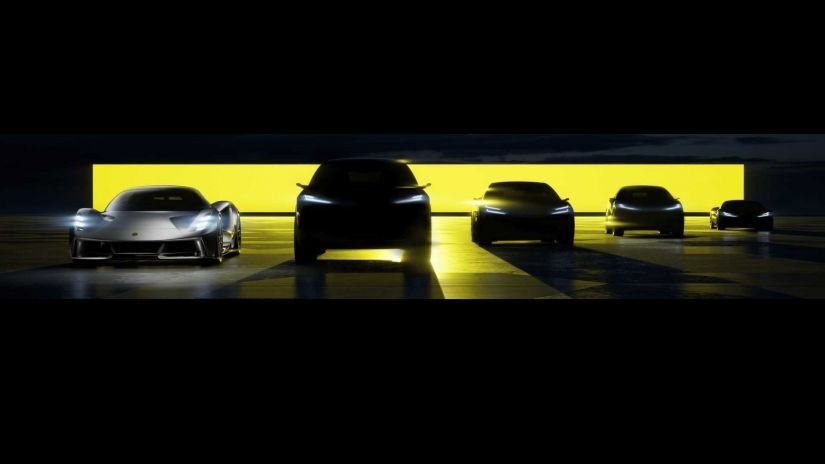 Lotus anuncia lançamento de mais 4 carros elétricos
