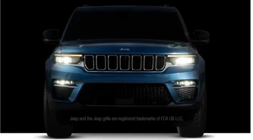 Novo Jeep Grand Cherokee 2022 de 5 lugares será apresentada essa semana