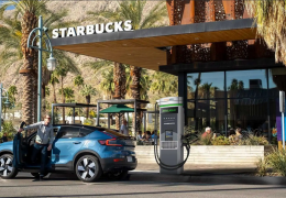 Starbucks fecha parceria com Volvo nos EUA para instalação de pontos de recarga