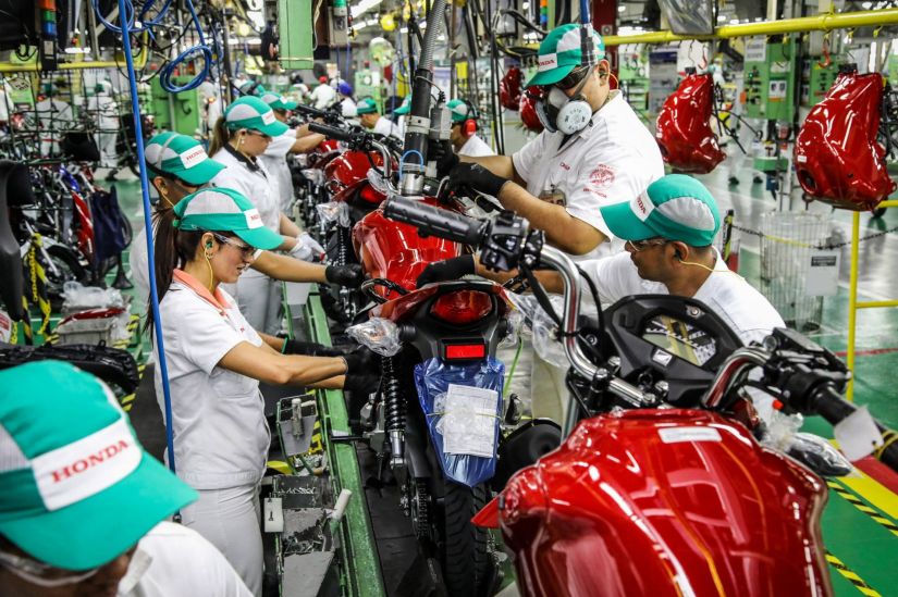 Produção de motos apresenta melhor resultado em 7 anos no Brasil